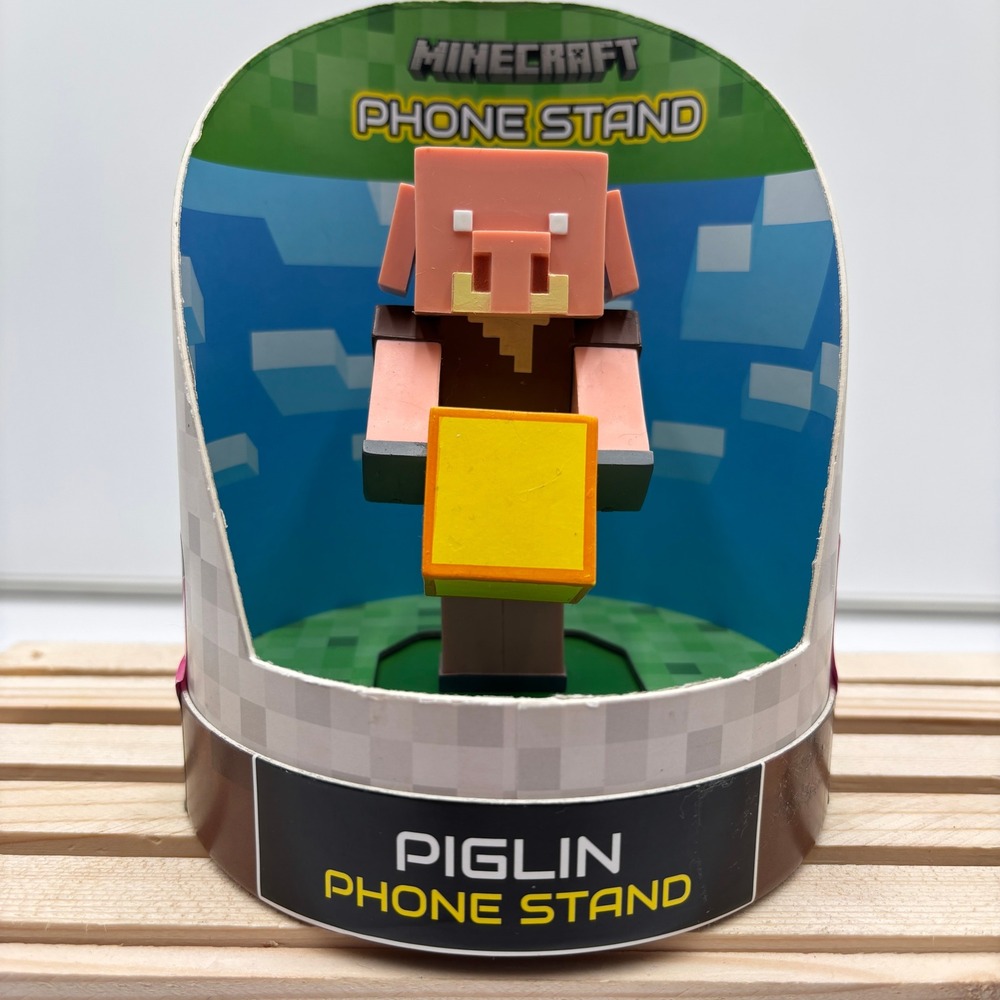 Minecraft Piglin Phone‎ Stand Figure Desk Accessory Gaming Collectible